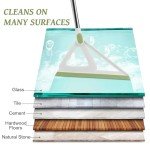 ROKOXIN Rubber Squeegee Broom for Easy Cleaning