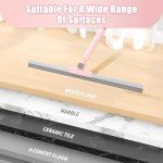 KZKR Long Handle Floor Squeegee Broom Scrubber