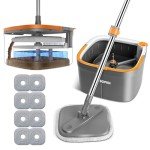 BOMIDI Spin Mop and Bucket Cleaning Set