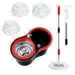 360° Microfiber Spin Mop and Bucket Set
