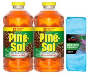 Pine-Sol All-Purpose Cleaner 2 Pack with Cloth