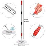 360° Microfiber Spin Mop and Bucket Set