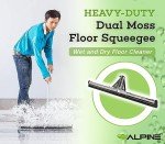 22-Inch Heavy-Duty Dual Moss Floor Squeegee