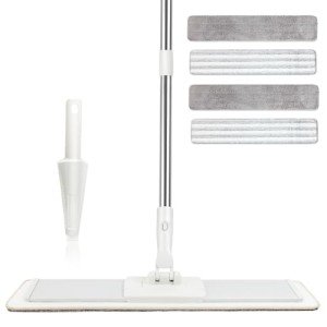 20" Commercial Microfiber Floor Mop System with Pads
