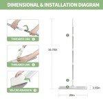 20" Commercial Microfiber Floor Mop System with Pads