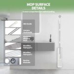 20" Commercial Microfiber Floor Mop System with Pads