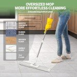 20" Commercial Microfiber Floor Mop System with Pads