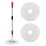 360° Microfiber Spin Mop and Bucket Set