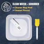Triangle Spin Mop and Bucket Set with Self-Cleaning