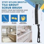 6 Pack Hard Bristle Cleaning Brushes for Gaps