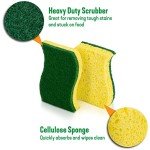 Pine-Sol Heavy Duty Dual-Sided Scrub Sponges - 4 Pack