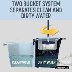 Casabella Clean Water Spin Mop System with Refill