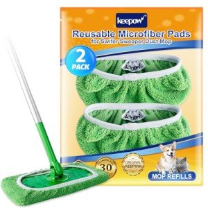 Reusable Microfiber Mop Pads for Swiffer 2-Pack