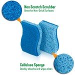 Pine-Sol Double Sided Scrub Sponges - 4 Pack