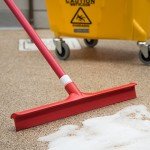 Heavy Duty 20" Plastic Floor Squeegee - Red