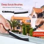 Multi-Purpose Crevice Cleaning Brush for Home
