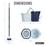 Casabella Clean Water Spin Mop System with Refill