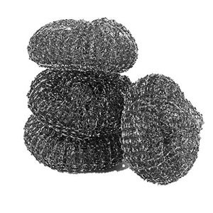 Pine-Sol Heavy-Duty Stainless Steel Scrubbers, 4 Pack