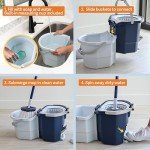 Casabella Clean Water Spin Mop System with Refill