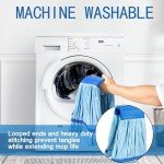 10 Pack - Heavy Duty Microfiber Mop Heads