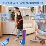 10 Pack - Heavy Duty Microfiber Mop Heads