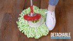 Spin Mop Cleaning System with 3 Microfiber Heads