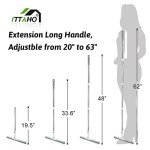 ITTAHO 62" Floor and Shower Squeegee Broom