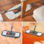58" Microfiber Dust Mop with 3 Washable Pads