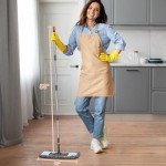 58" Microfiber Dust Mop with 3 Washable Pads