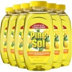 Pine-Sol Multi-Surface Cleaner, Lemon Fresh, 6 Pack