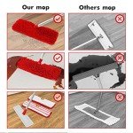 MASTERTOP Microfiber Mop with 4 Washable Pads