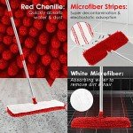 MASTERTOP Microfiber Mop with 4 Washable Pads