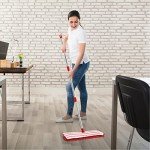 MASTERTOP Microfiber Mop with 4 Washable Pads