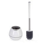 BOOMJOY Silicone Toilet Brush Set with Holder