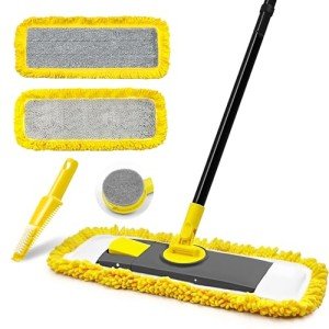 Dolanx Microfiber Chenille Dust Mop for Floors