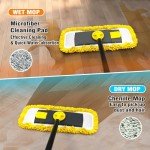 Dolanx Microfiber Chenille Dust Mop for Floors