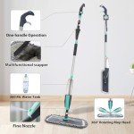 Microfiber Spray Mop with 4 Washable Pads