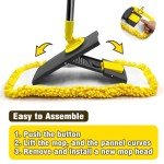 Dolanx Microfiber Chenille Dust Mop for Floors