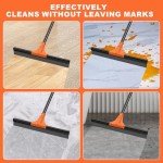 Heavy Duty Floor Squeegee with Long Handle