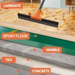 Heavy Duty Floor Squeegee with Long Handle