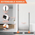 Heavy Duty Floor Squeegee with Long Handle