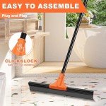 Heavy Duty Floor Squeegee with Long Handle
