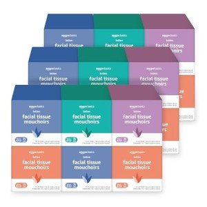 Amazon Basics 2-Ply Facial Tissues with Lotion