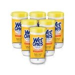 Wet Ones Antibacterial Hand Wipes, 40 Count Canister