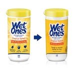 Wet Ones Antibacterial Hand Wipes, 40 Count Canister