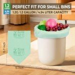 T.FORING 1.2 Gallon Compostable Mini Trash Bags