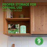 T.FORING 1.2 Gallon Compostable Mini Trash Bags