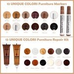 SEISSO 12-Color Furniture Repair and Touch-Up Kit