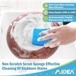 AIDEA Non-Scratch Cleaning Sponge 24 Count Set