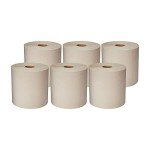 Kraft 1-Ply Hard Roll Paper Towels - 6 Rolls